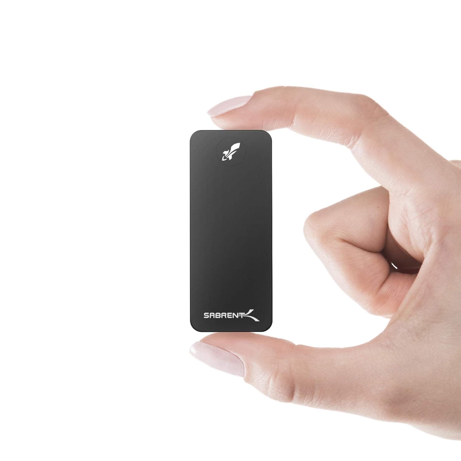 SABRENT External SSD 1TB, Portable Hard Drive NVMe USB 3.2x2 1000 MB/s Read, USB 3.2 Cable C to A and Type A to C Included, External M.2 SSD Aluminum Shell 2.85 in Length (SB-1TB-NANO-BLK)