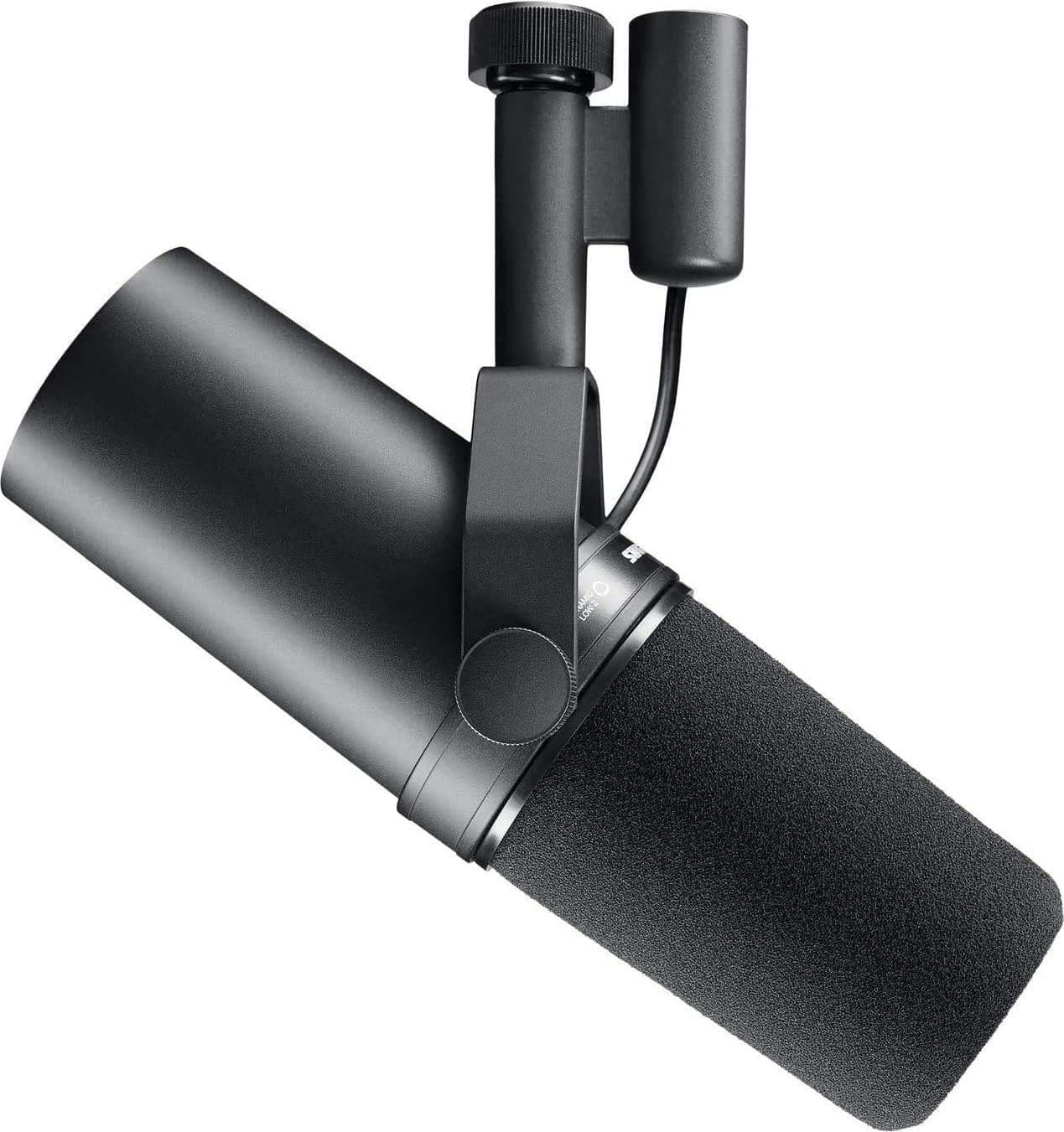 Shure SM7B Dynamic Vocal Microphone for Podcasting & Streaming | XLR Studio Dynamic Mic for Broadcast, Podcast, Recording, Gaming & Streaming; Smooth Warm Vocals, Rugged Build