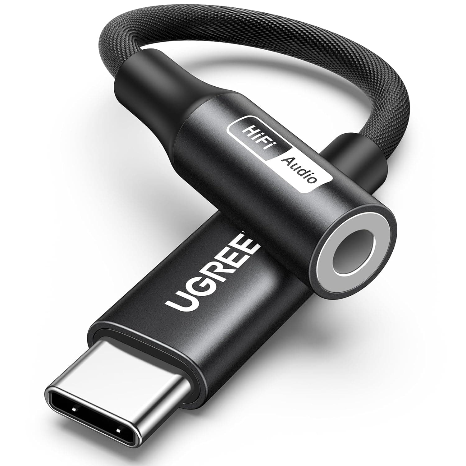 UGREEN USB C to 3.5mm Jack DAC Hi-Res 32bit/384kHz Type C Headphone Adapter | Compatible with iPhone 17 Pro Max/17/16/15 Galaxy S26 Ultra S25 S24 S23 A55 A56 iPad Air 11/13 Pixel 10/9/8