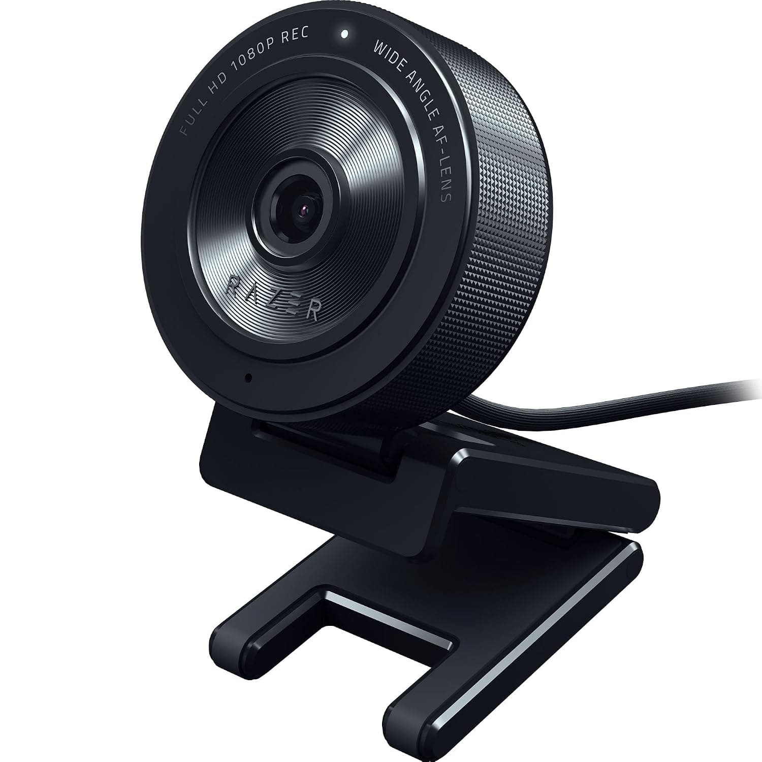 Razer Kiyo X - Full HD Streaming Webcam - 1080p 30 FPS or 720p 60 FPS - Auto Focus - Plug and Play - Fully Customisable Settings - Flexible Mounting, Compact and Portable | Black