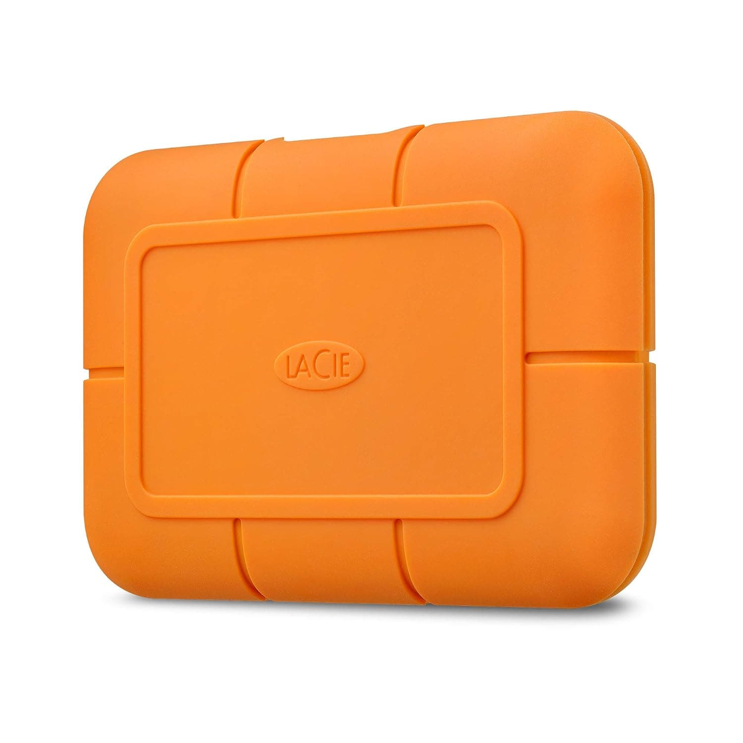 LaCie Rugged SSD 2TB, External SSD, USB-C, Extreme water and 3m drop resistance, Mac, PC, Data Rescue Services (STHR2000800)