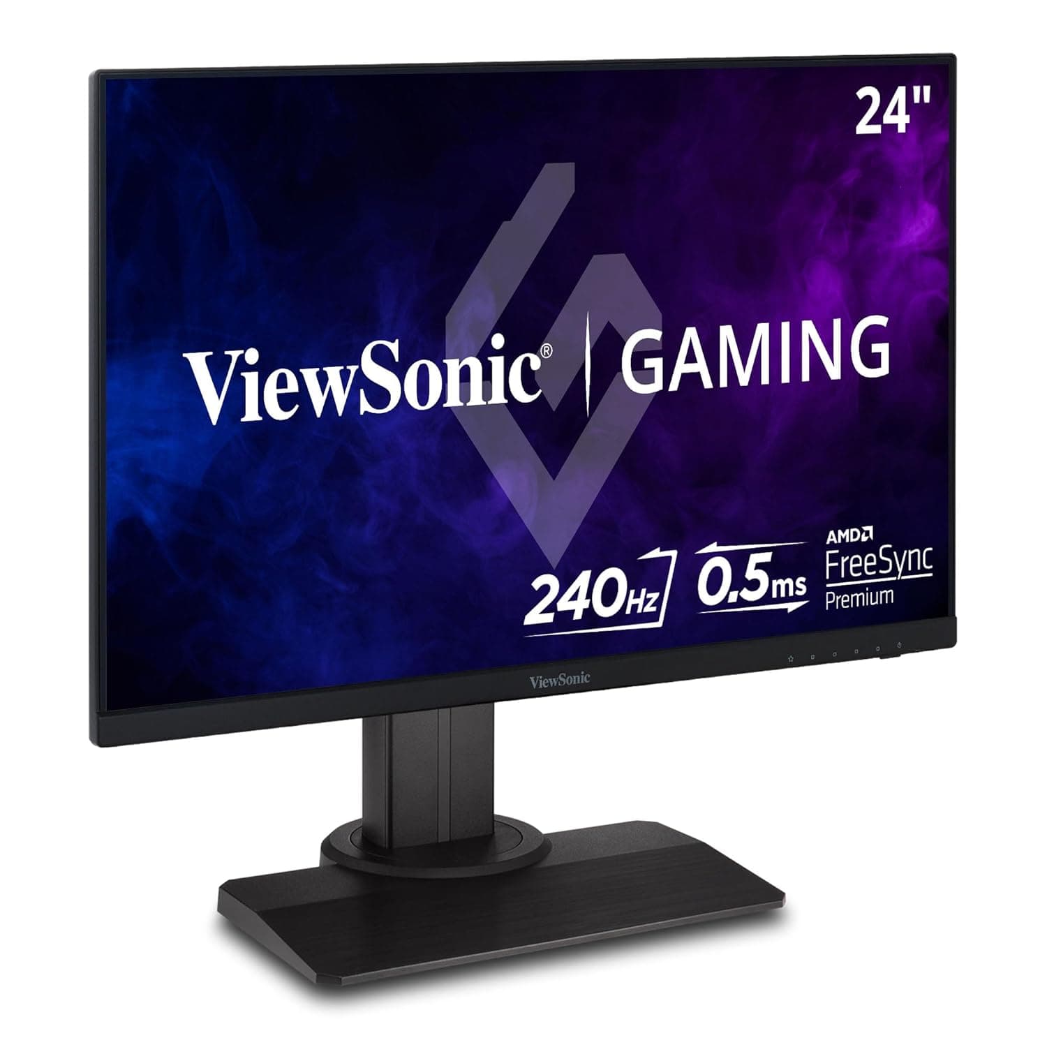 ViewSonic OMNI XG2431 24 Inch 1080p 0.5ms 240Hz Gaming Monitor with AMD FreeSync Premium, Advanced Ergonomics, Eye Care, HDMI and DisplayPort for Esports, Black