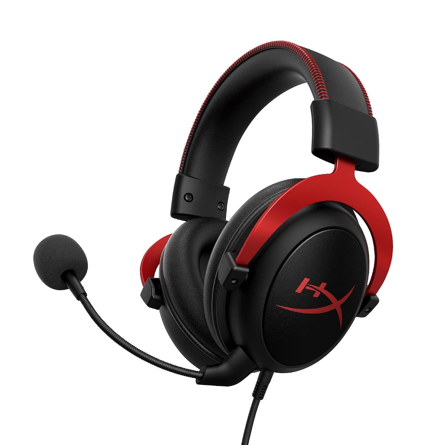 HyperX Cloud II – Gaming Headset PC/PS4/PS5, Red : Kingston