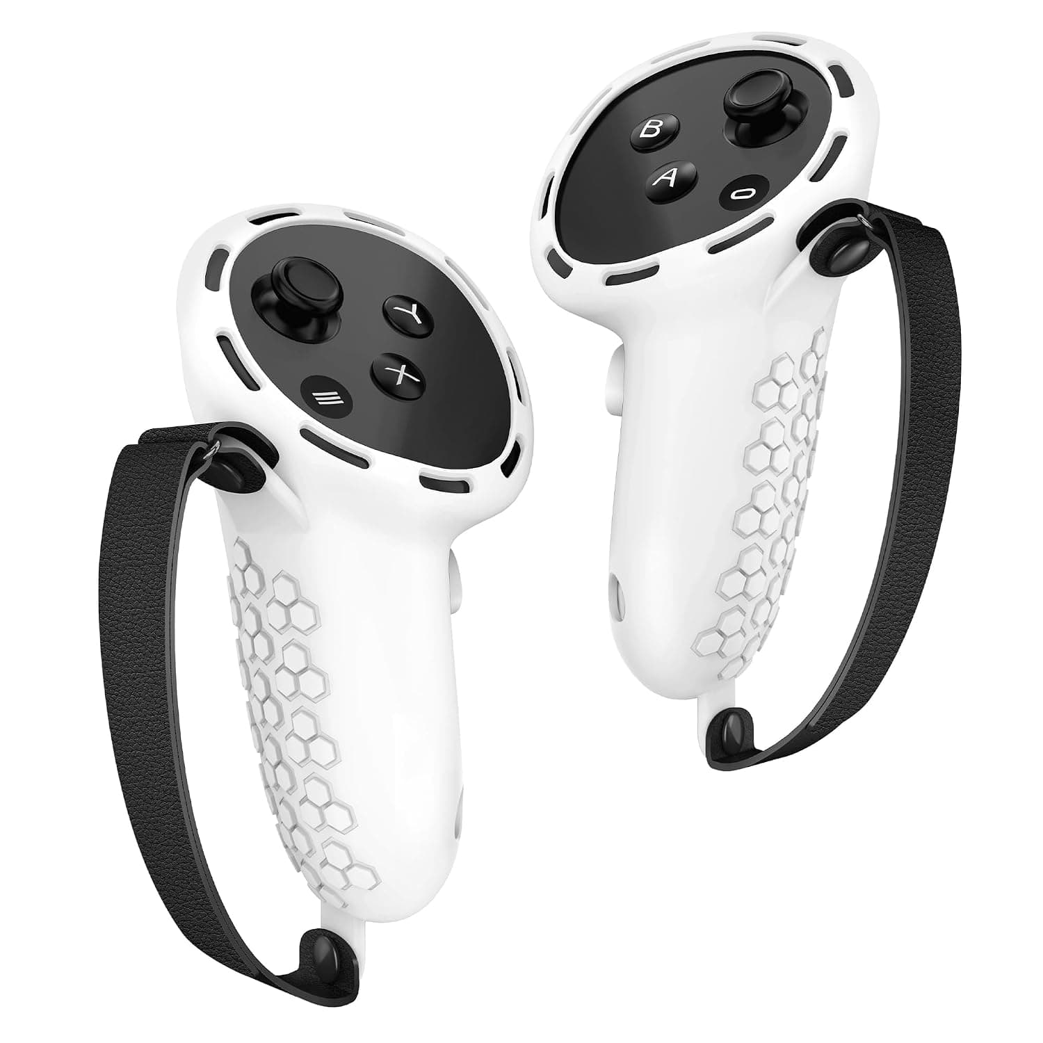 Digicharge Silicone Controller Grip for Meta Quest 3S / 3S Xbox edition/Quest 3 Touch Controllers Accessories, Covers Protective Cover for MetaQuest 3 VR Handle, Silicon Protection Sleeve Hand Strap