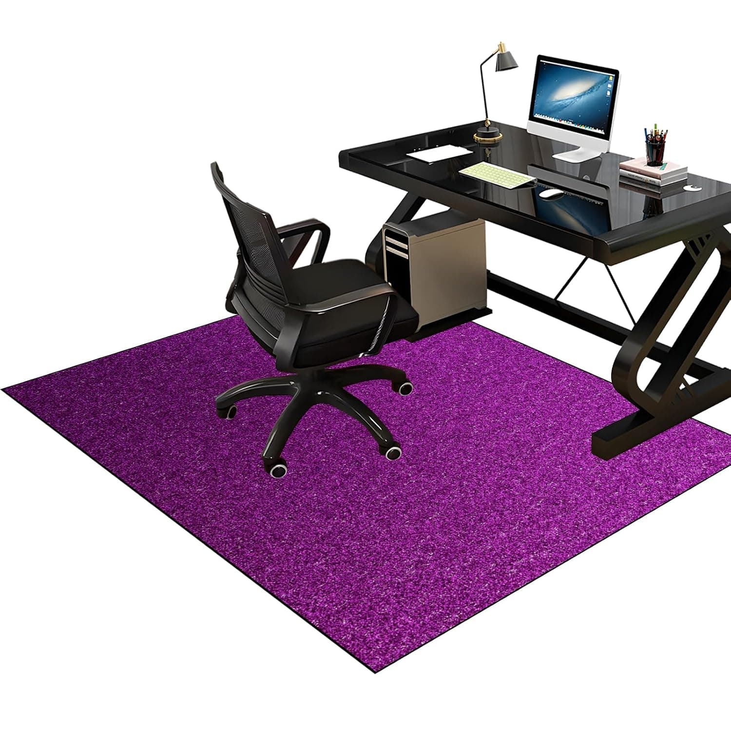 Chair Mat for Hard Floor Office Chair Mat Desks Mats, Floor Protector for Home Office, 180 x 200 cm Gaming Computer Chair Mat Multi-Purpose Floor Protectors for Rolling Chairs, Carpet Chair Mats