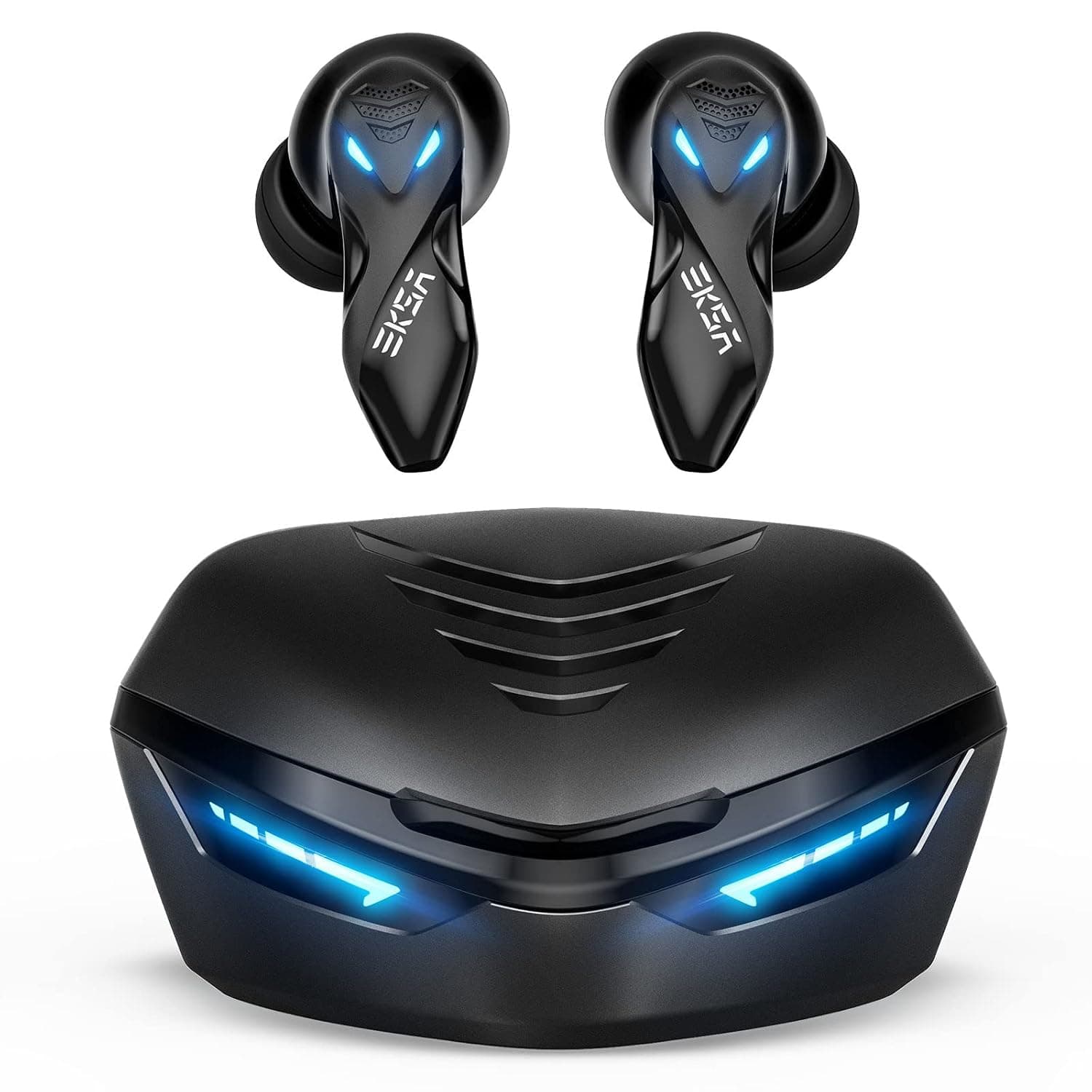 EKSA Wireless Earbuds, Gaming Bluetooth Headphones with Microphone, 38ms Ultra Low-Latency in-Ear Headset with Game/Music Mode, High Sensitivity Earbuds, Breathing Light, 36h Playtime
