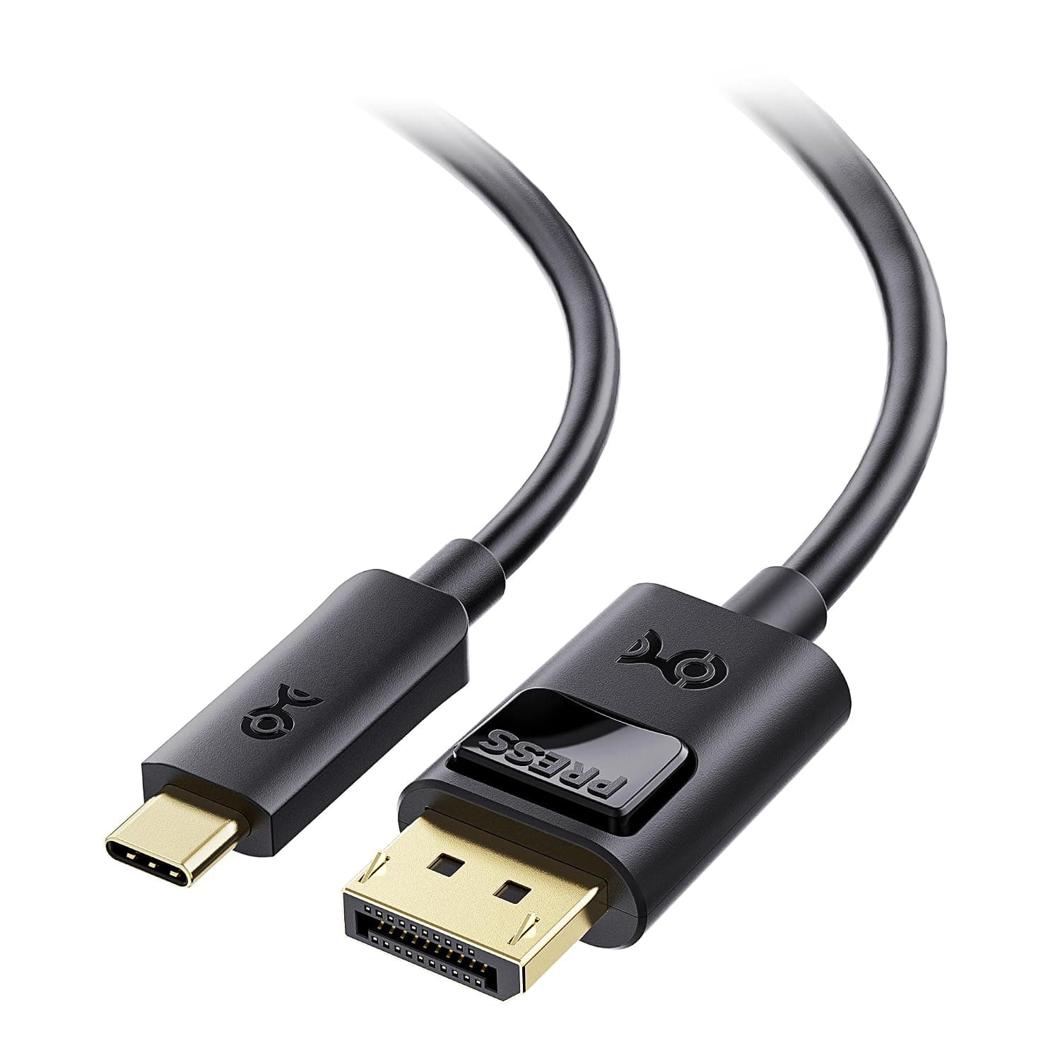 Cable Matters Unidirectional USB C to DisplayPort 1.4 Cable, 1.8m, Black | 8K@60Hz / 4K@240Hz, Not for Portable USB C Monitors, Thunderbolt 4 to DisplayPort Cable