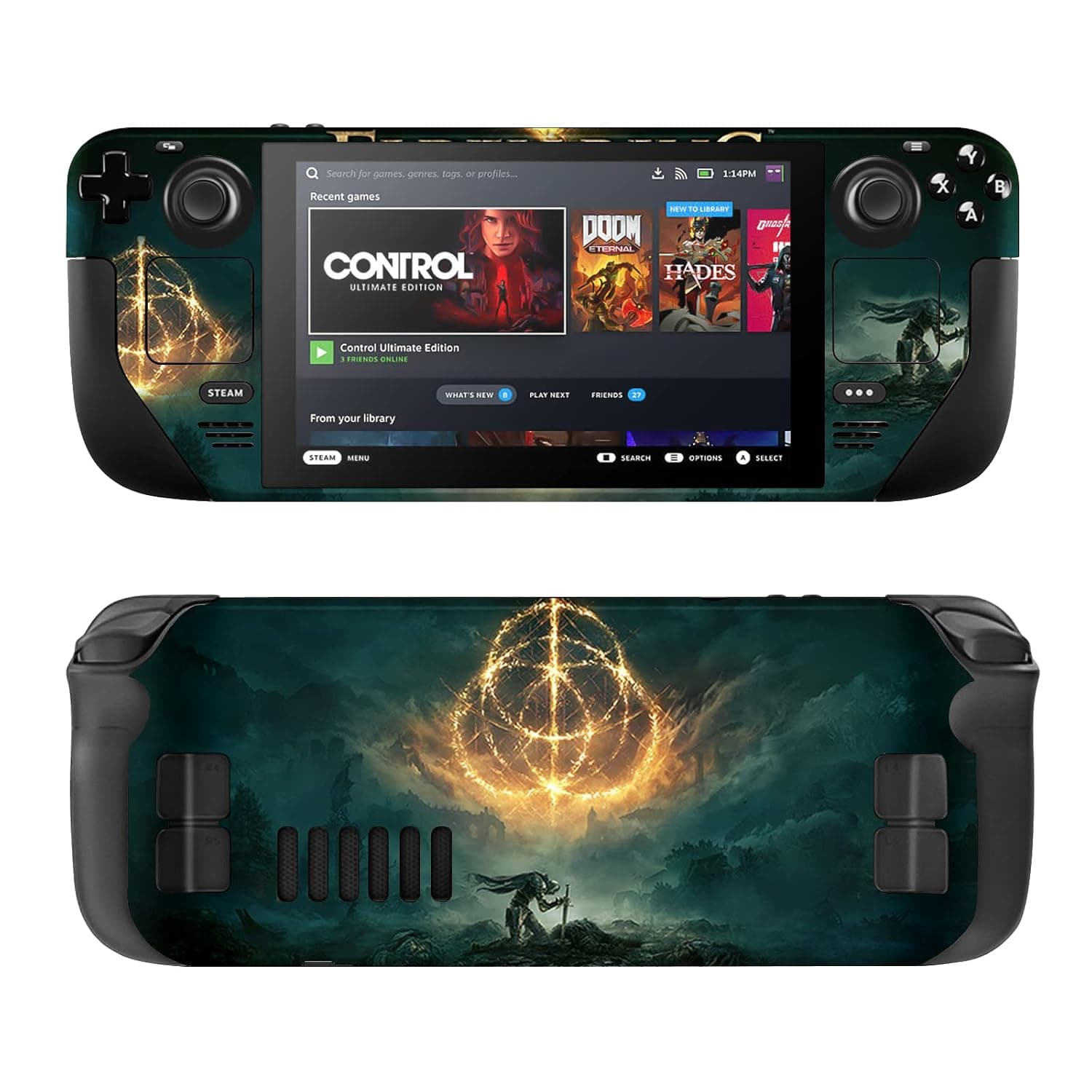 DLseego Ring Steam Deck Skin Sticker Cool Protective Vinyl Decal Newest Gaming Console Cover