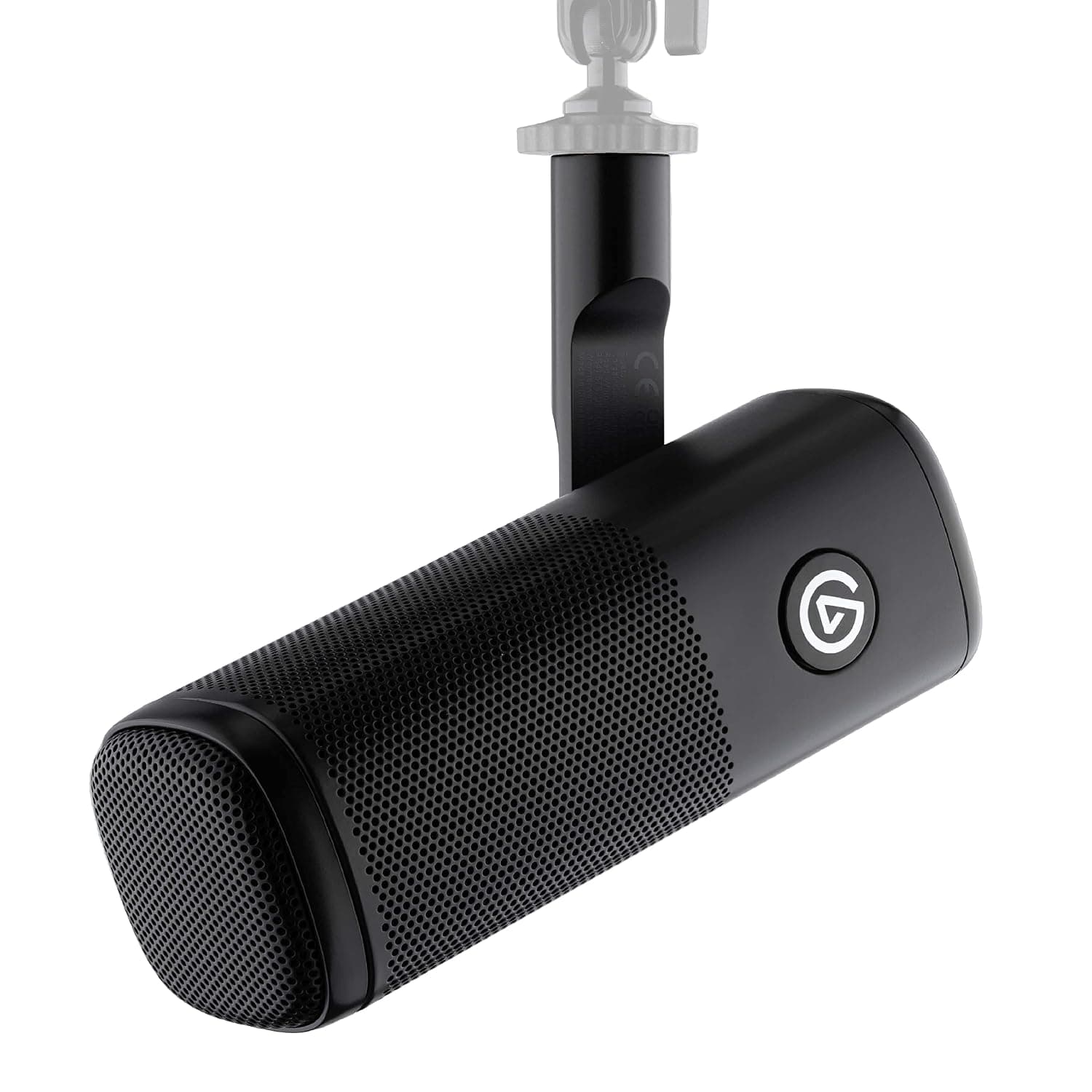 Elgato Wave DX Dynamic XLR Microphone, Cardioid Pattern | Speech-optimized capsule, Room noise rejection, No signal booster needed, Swivel mount included, Broadcast-ready