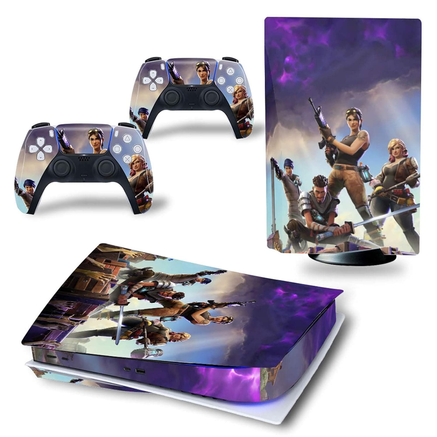 gotor Vinyl Decals Sticker Cover Skin for PS5 Playstation 5 Console and 2 Controllers Skins (Playstation 5, 03)