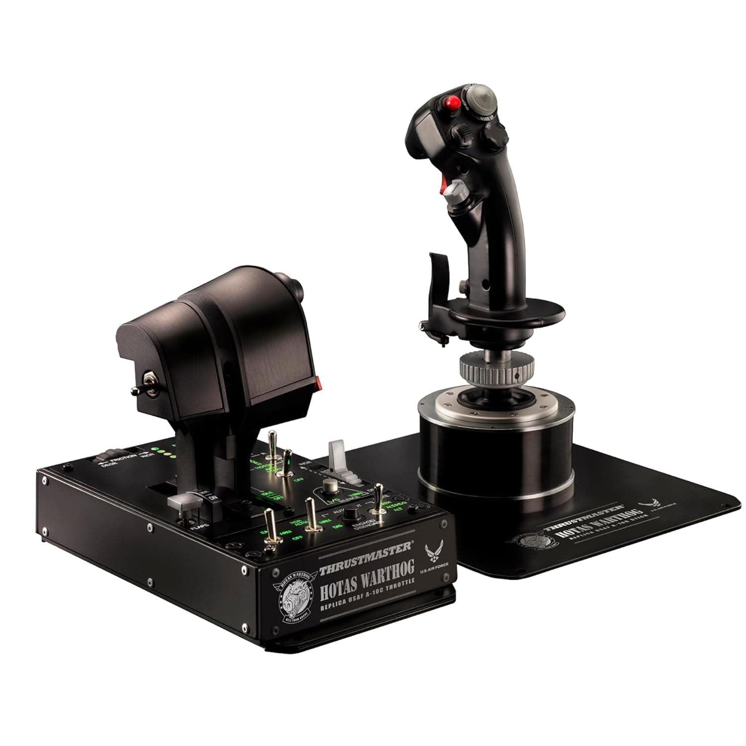 Thrustmaster Hotas Warthog - Dual Throttle and Flight Stick for PC | Full metal replica, dual throttles, magnetic sensors for extreme precision and 55 programmable action buttons