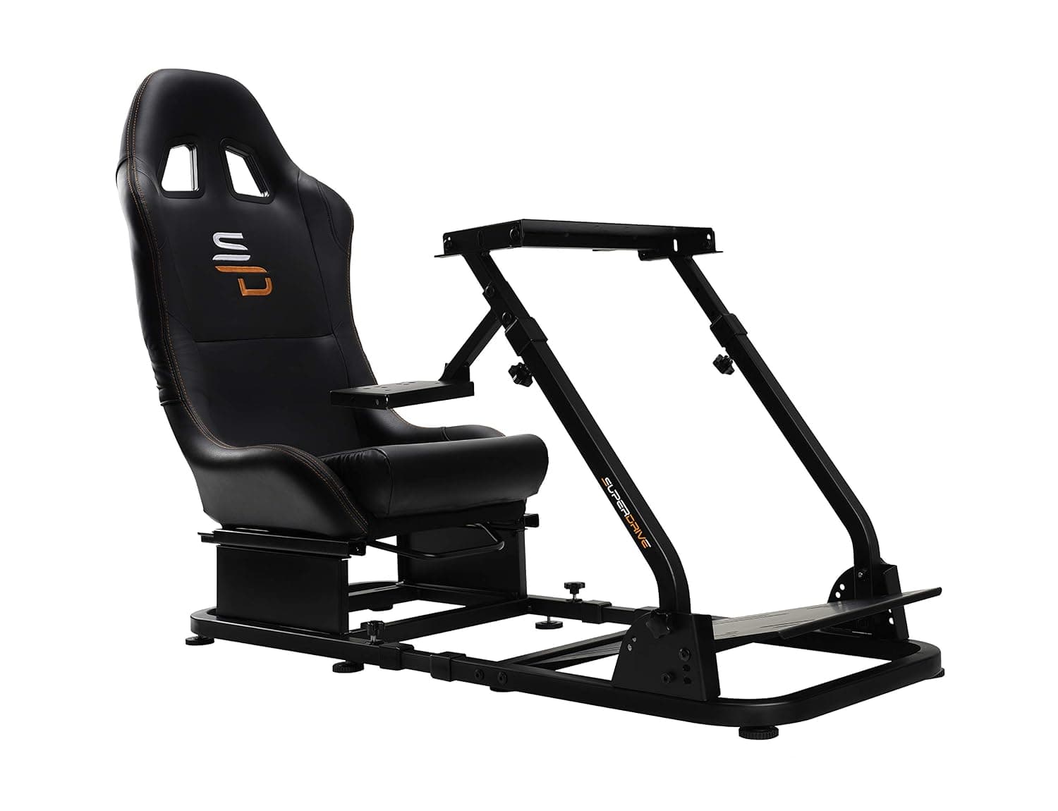 Superdrive - bucket seat with support for steering wheel, gear lever and pedals - Driving cockpit SD700 for PS5, Xbox Serie X/S, PS4, Xbox One and PC