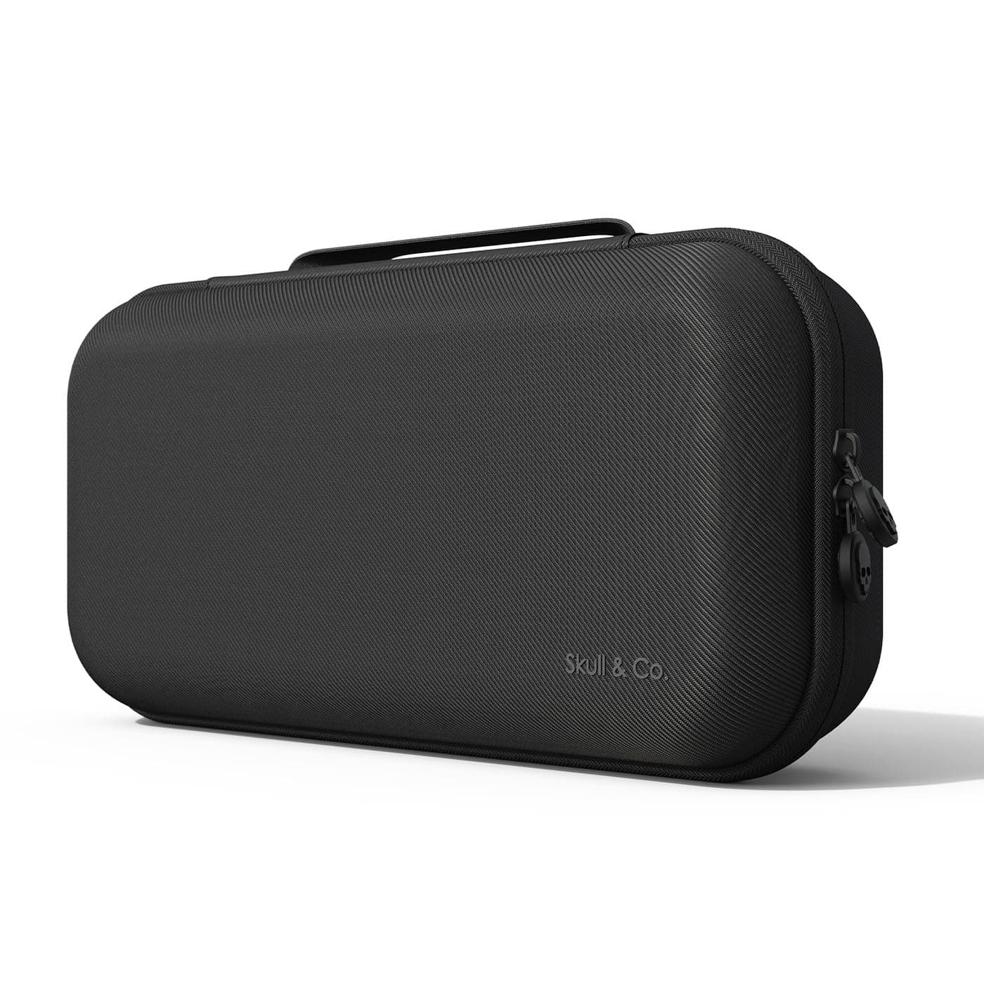 Skull & Co. Maxcarry Case for Steam Deck, ROG Ally/Ally X & Other Gaming Handheld: Portable Hard Shell Protective Travel Carrying Case with Storage for GripCase SD, GripCase Ally & Accessories- Black