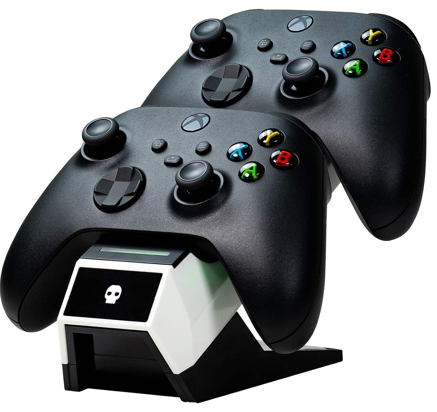 Numskull NUM-461 Official Xbox Series X Twin Wireless Controller Charging Station, Includes 2 x Rechargeable Battery Packs, Compatible with Xbox Series S