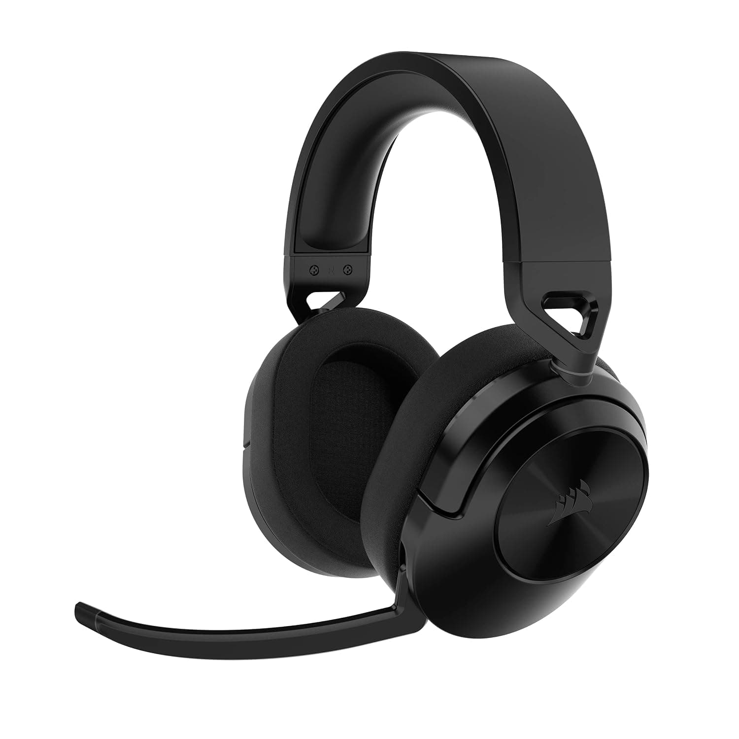 Corsair HS55 WIRELESS CORE Gaming Headset - Low-Latency 2.4Ghz Wireless, Up to 50ft Bluetooth Range, Lightweight Construction, Tempest 3D AudioTech support on PS5, Omni-Directional Microphone - Black