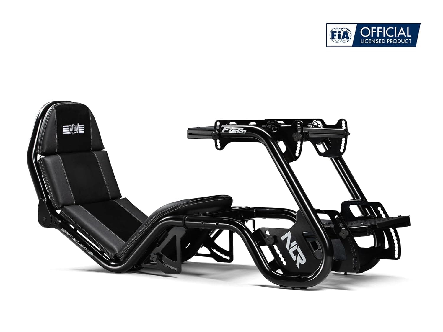 Next Level Racing F-GT Pro Sim Racing Cockpit Black Edition | Formula GT Hybrid Positions | Direct Drive 25NM | FIA Licensed | Steel Frame
