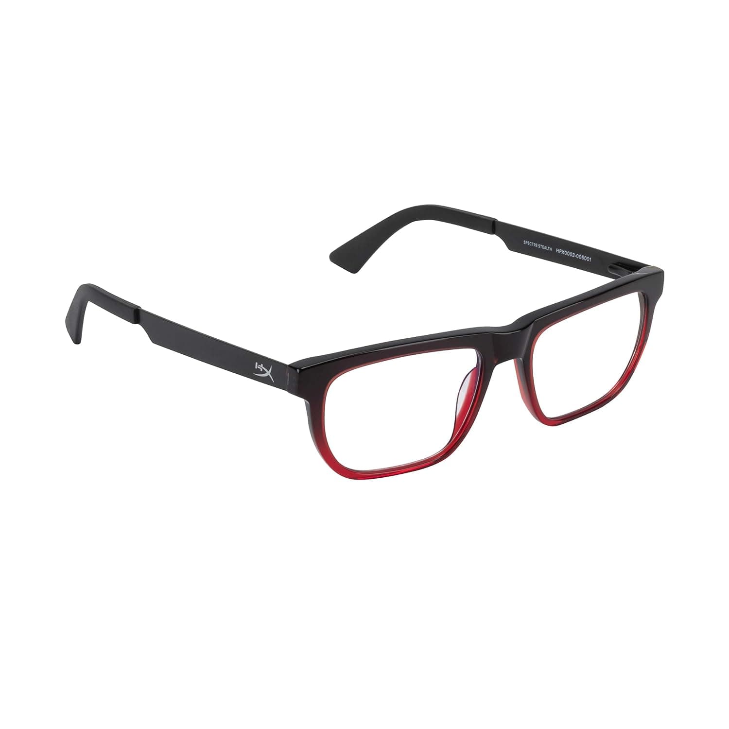 HyperX Spectre Stealth Gaming Glasses (Blue-Light Blocking, Red, Unisex)