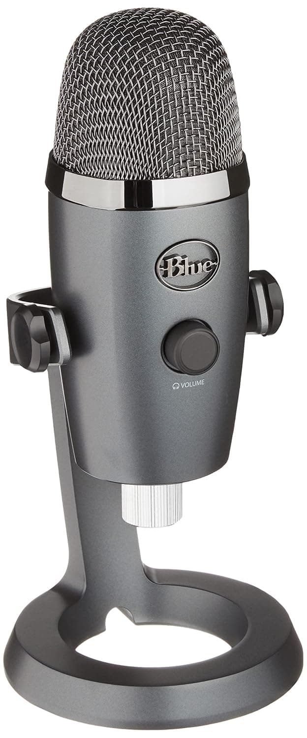 Blue Yeti Nano Premium USB Mic for Recording and Streaming – Shadow Gray