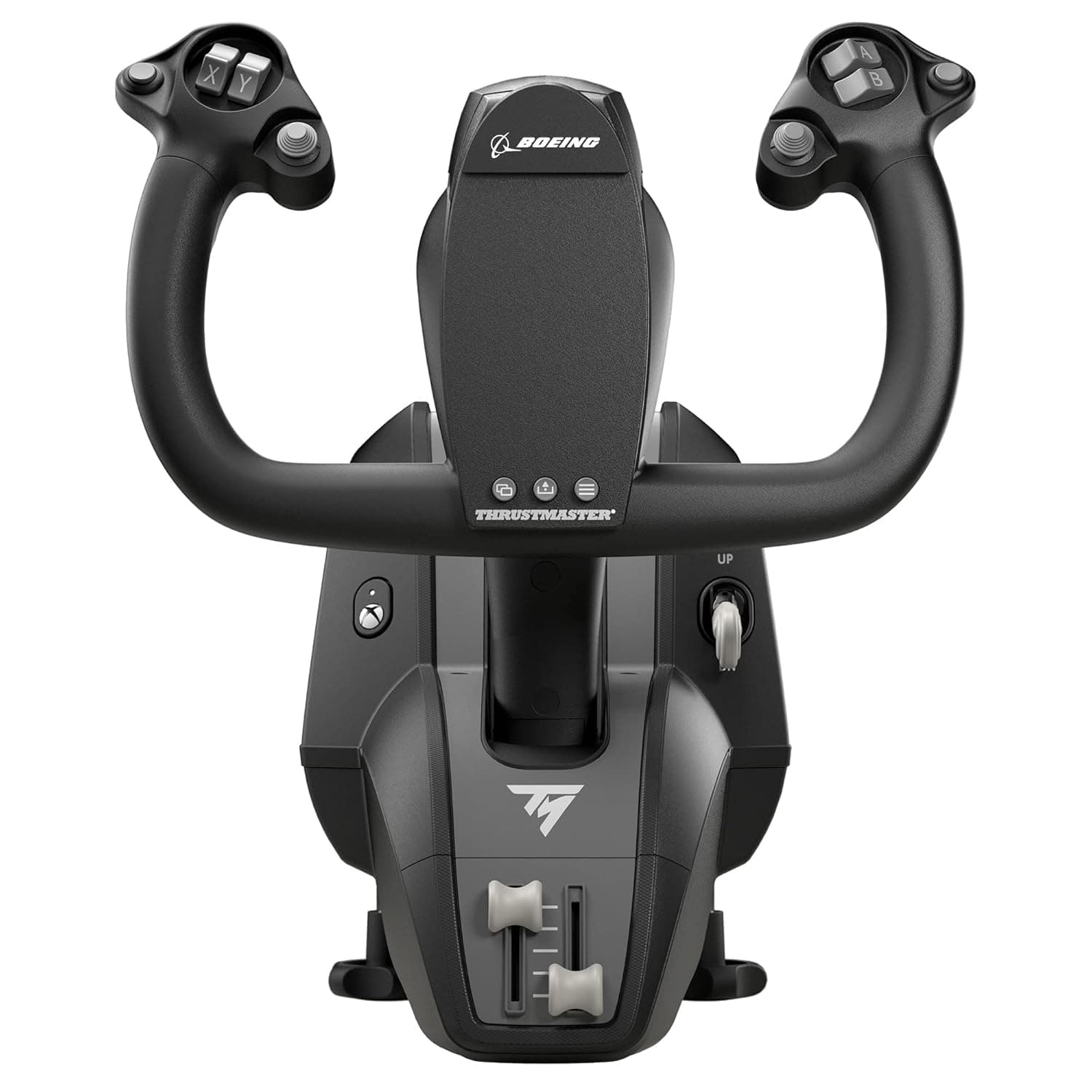 Thrustmaster TCA Yoke - High-Precision Flight Controller with Throttle Quadrant for PC and Xbox Series X|S | 787 Dreamliner 1:1 replica, pendular motion, 8.3-in travel, all-metal build, 18 action buttons, adjustable spring tension