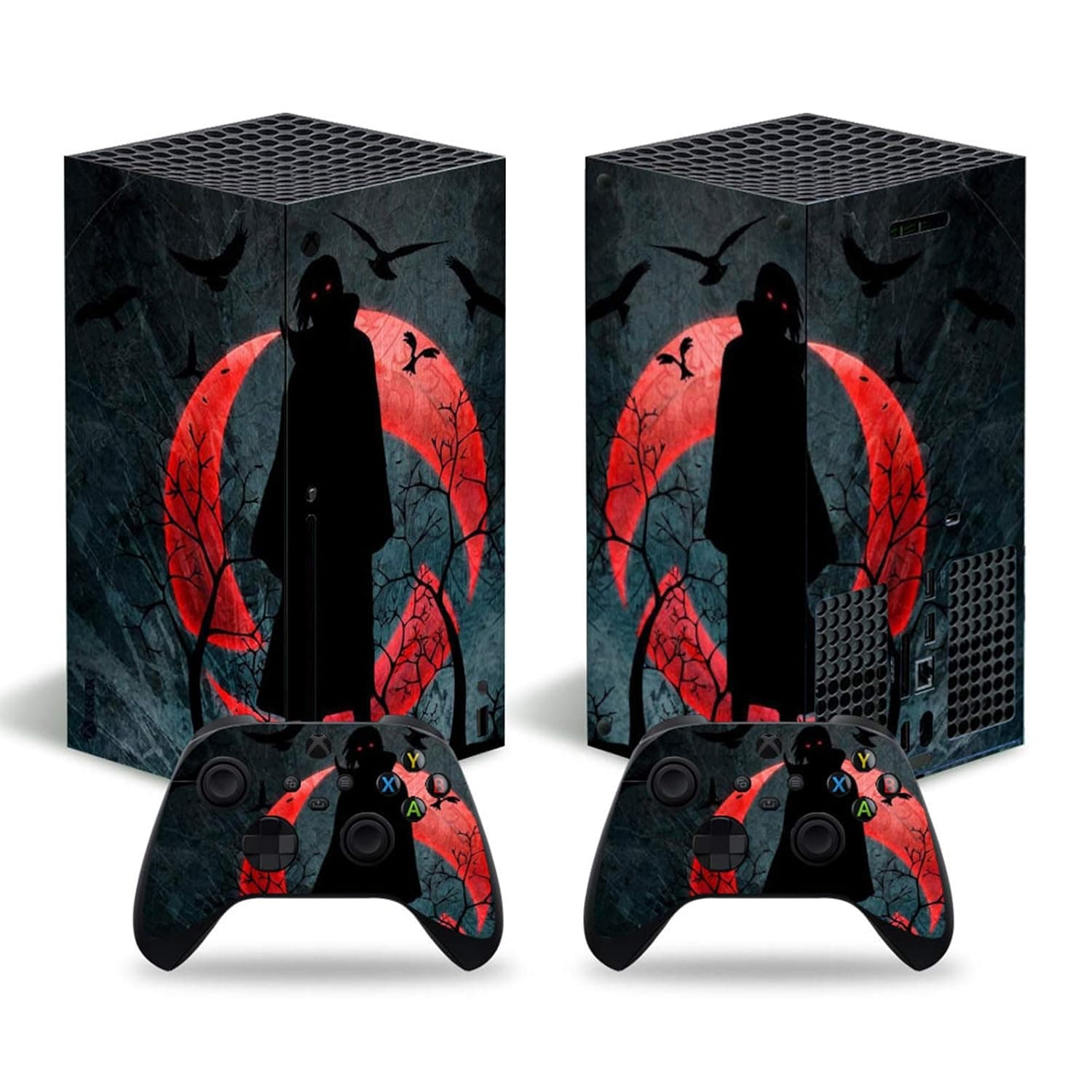 LUONE Skeleton Custom Skin Stickers for Xbox Series x Full Body Vinyl Sticker Cover for Microsoft Xbox Series x Console & Controller, 7092