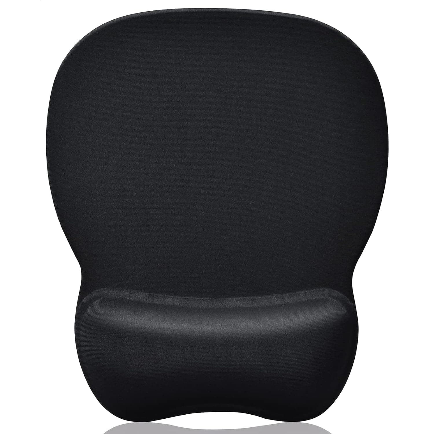 KTRIO Mouse Mat Wrist Support Gel Mouse Pad with Wrist Support, Black | Ergonomic Mousepad Gel Mouse Mat for Computer Laptop, Pain Relief Mouse Wrist Rest Support Pad with Non-Slip PU Base