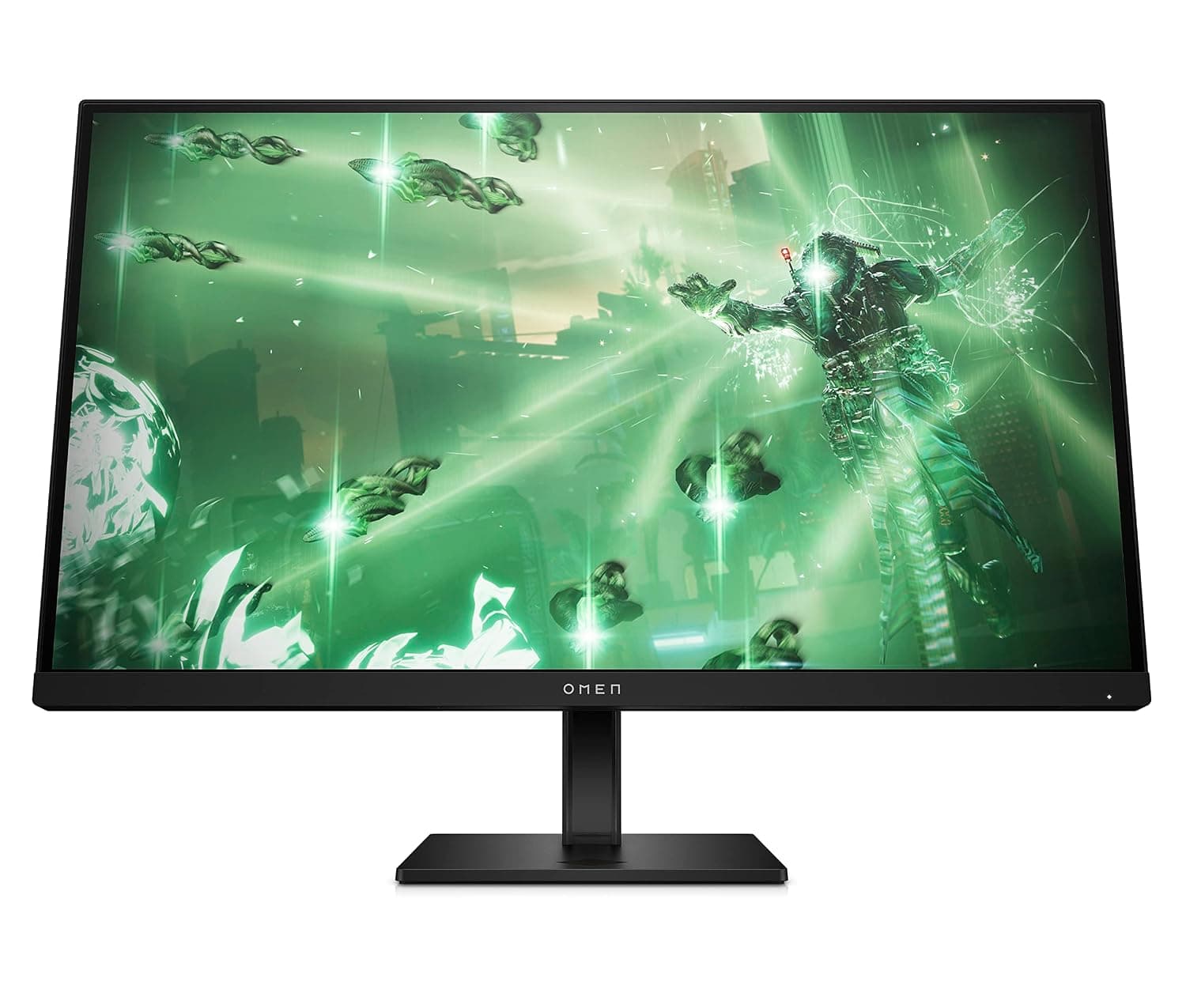 HP OMEN 27q Gaming Monitor | 27'' QHD IPS 165hz | Gaming Console Compatible | 2x HDMI 2.0 | 1x DisplayPort 1.4 | AMD FreeSync Premium | Tilt Pivot & height adjustments | VESA Mountable | Black