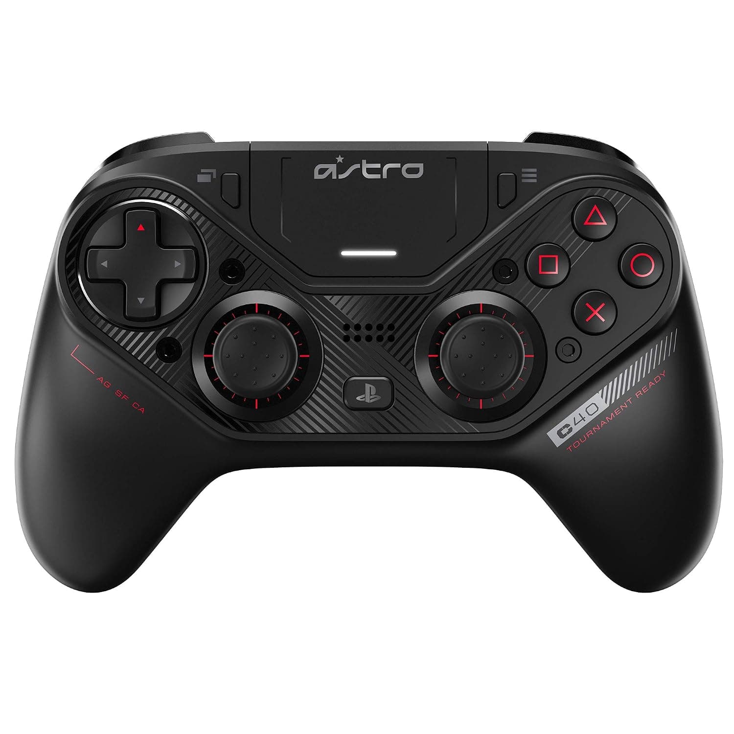 ASTRO Gaming C40 TR PS4 Controller, Fully Customisable Professional Wireless Controller for the Elite Gamer, Compatible with PlayStation 4 & PC, Black
