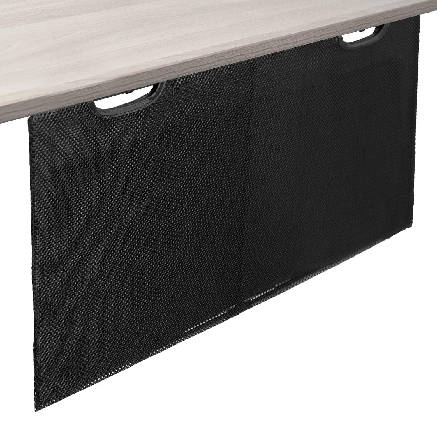 VIVO Black 30 inch Under Desk Privacy and Cable Management Organizer Sleeve, Wire Hider Kit Panel System, DESK-SKIRT-30