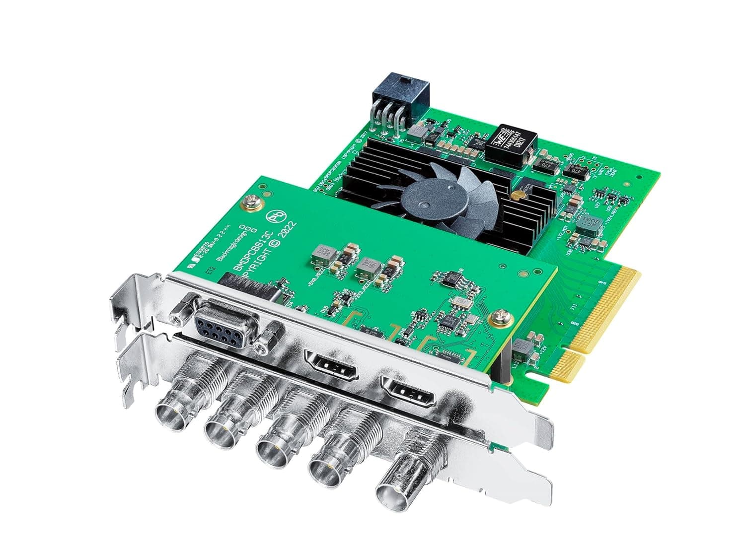 Blackmagic Design DeckLink 8K Pro G2 PCIe Capture and Playback Card, Up to 8Kp60, 4 Channel 12G-SDI, HDMI 2.1 (BDLKHCPRO8K12GG2)