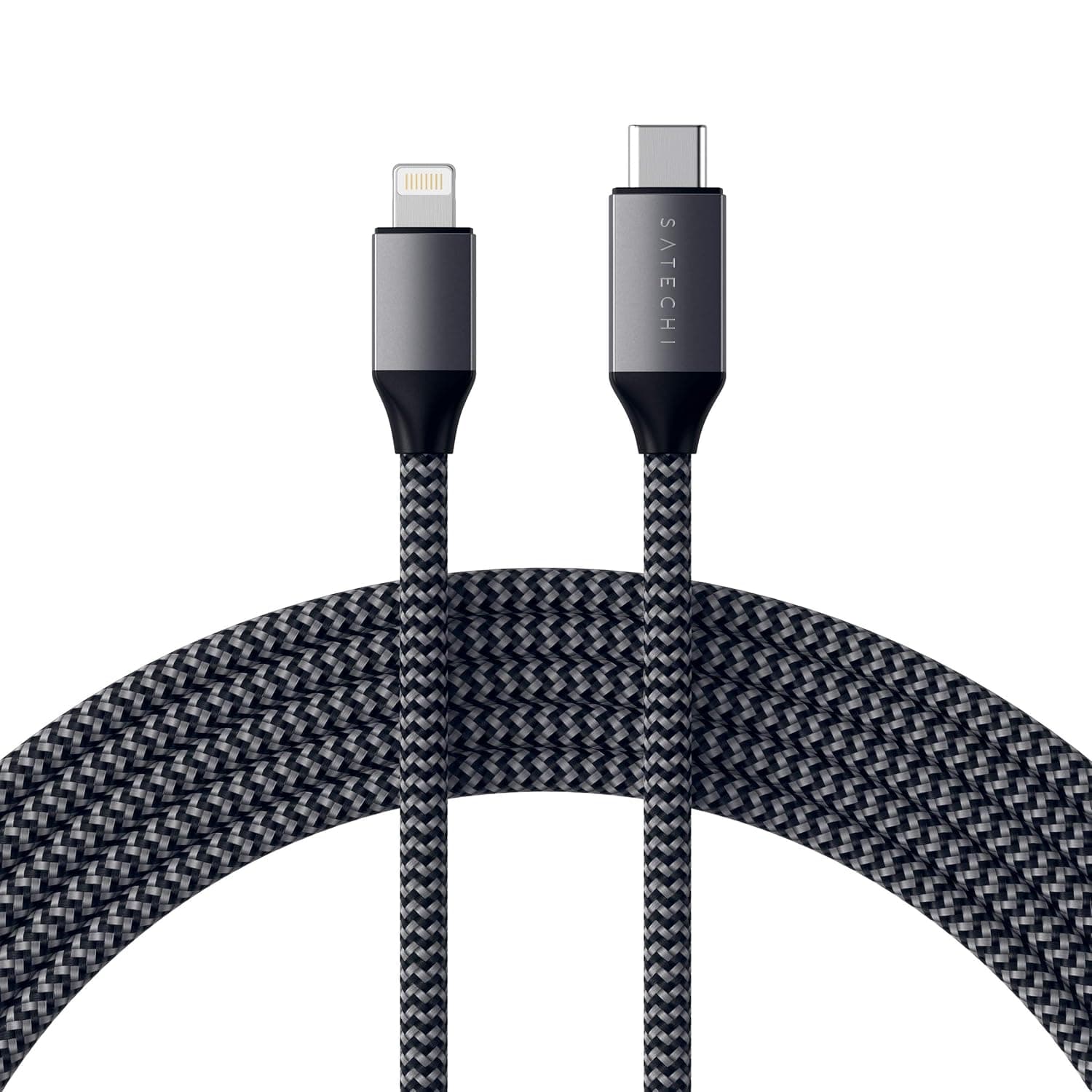 Satechi USB-C to Lightning Cable, 1.8 m, Apple MFi Certified | 480Mbps data transfer, compatible with iPhone 14 and earlier models with a Lightning connector