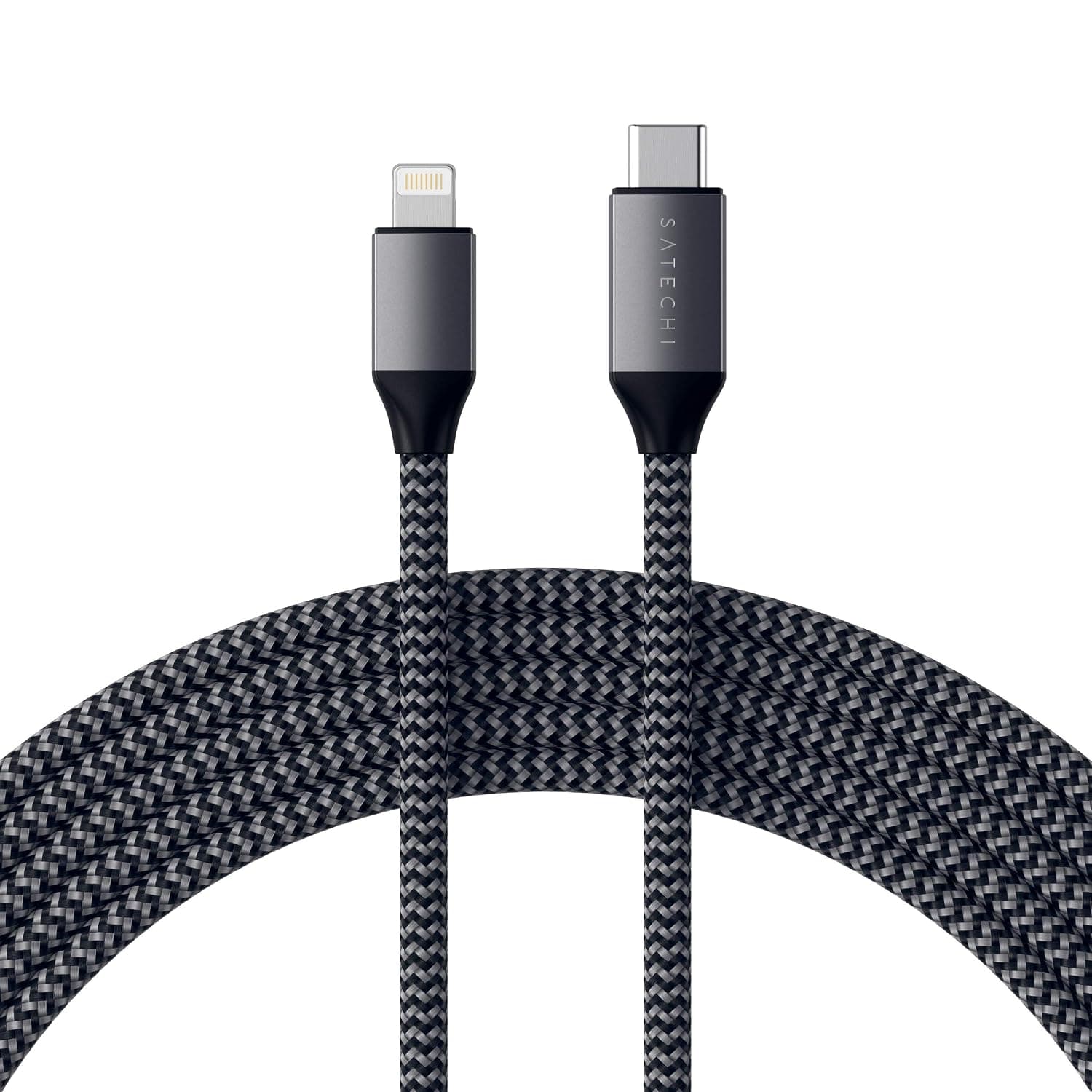 Satechi USB-C to Lightning Cable, 1.8 m, Apple MFi Certified | 480Mbps data transfer, compatible with iPhone 14 and earlier models with a Lightning connector