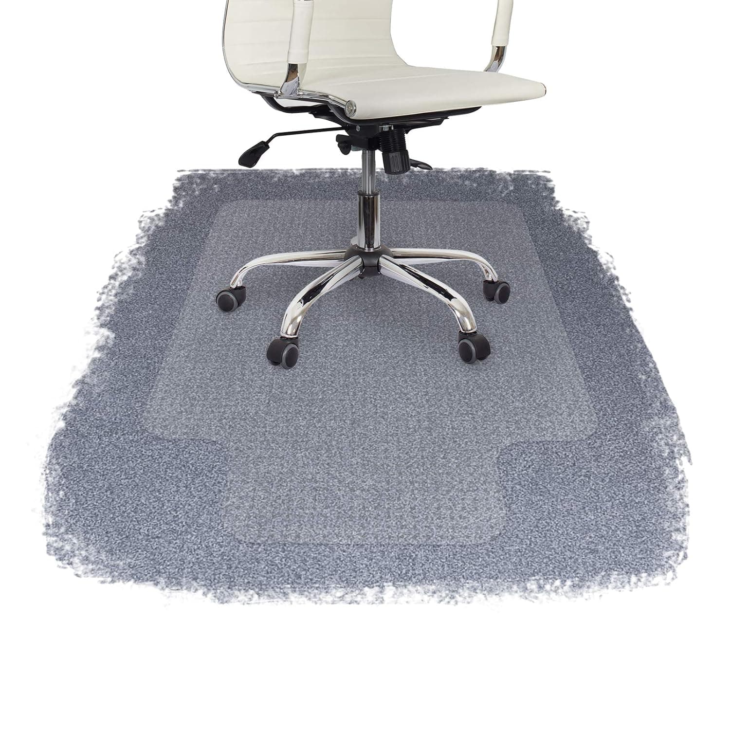 FloordirektPRO Office Chair Mat - 90x120cm with Lip - Multiple Sizes Available | 100% Polycarbonate, Carpet Protection
