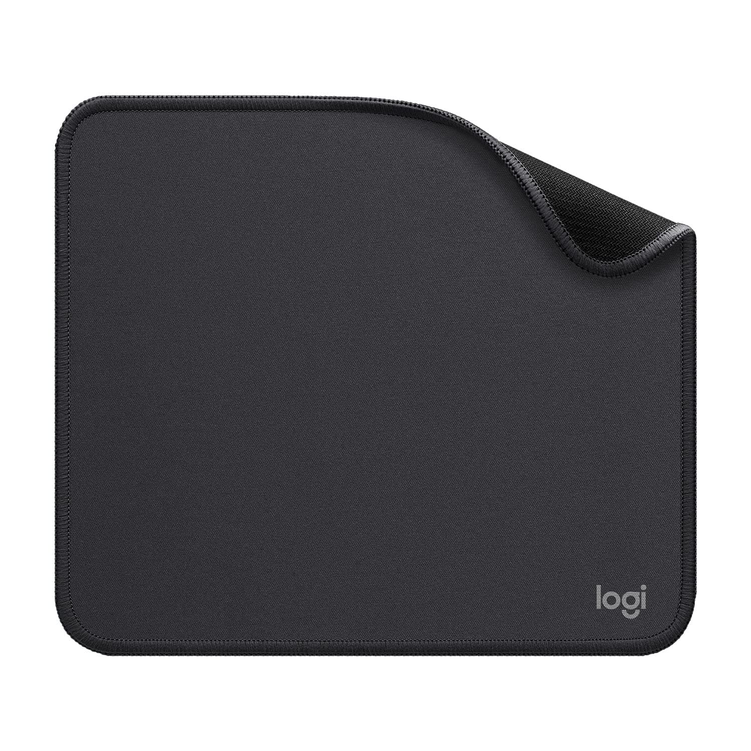 Logitech Mouse Pad - Studio Series | Computer Mouse Mat, Anti-slip Rubber Base, Easy Gliding, Spill-Resistant, Durable, Portable, Modern Design - Grey