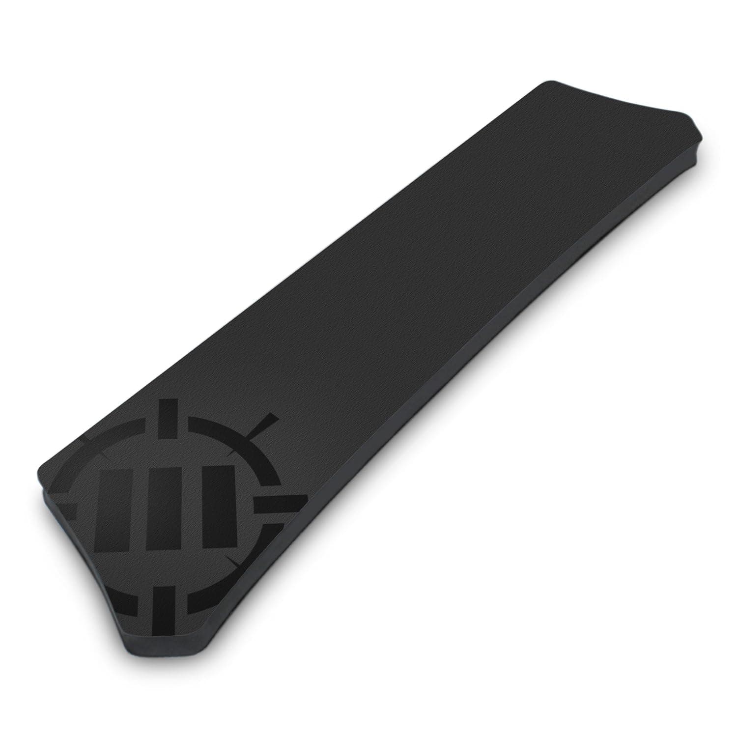 ENHANCE Compact Wrist Rest Support Pad for Gamers - Compatible with Full Size Mechanical Keyboards with Ergonomic Support, Non-Slip Rubber Backing and Anti-Fray Design - Great for Gaming or Office