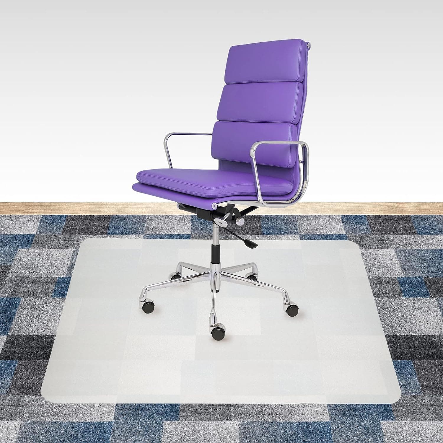 Chair Mat for Carpet Floor, 90 * 120cm / 36 * 48“ Office Chair Carpet Protector Floor Protectors for Home Office