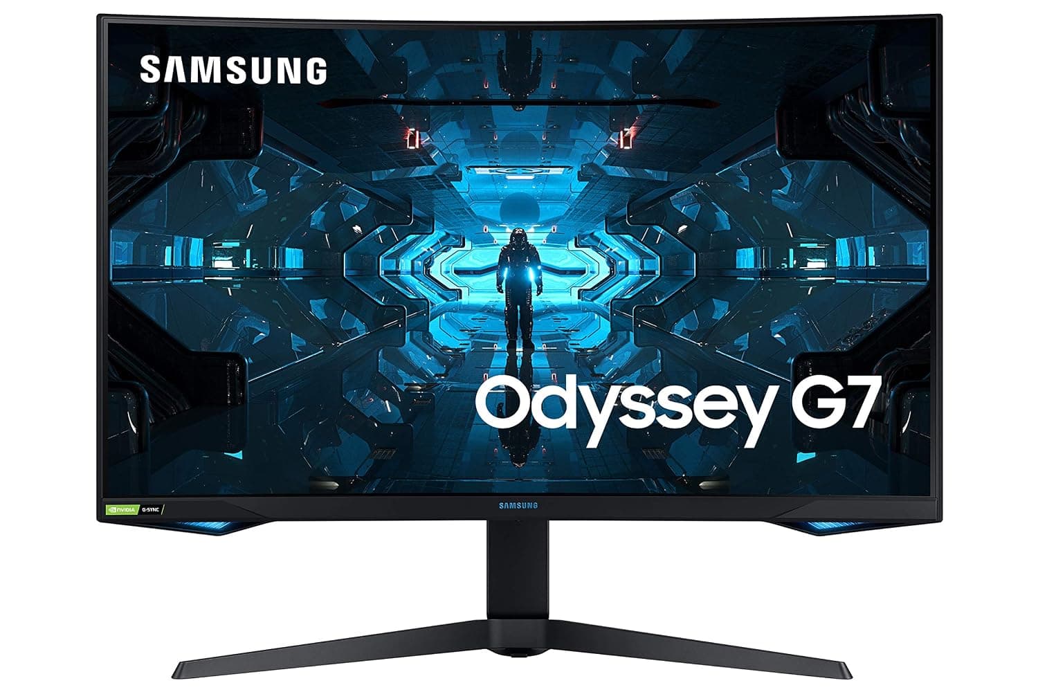 Samsung Odyssey G7 Curved Gaming Monitor, 32 Inch, 240hz, 1000R, 1ms, 1440p , Black