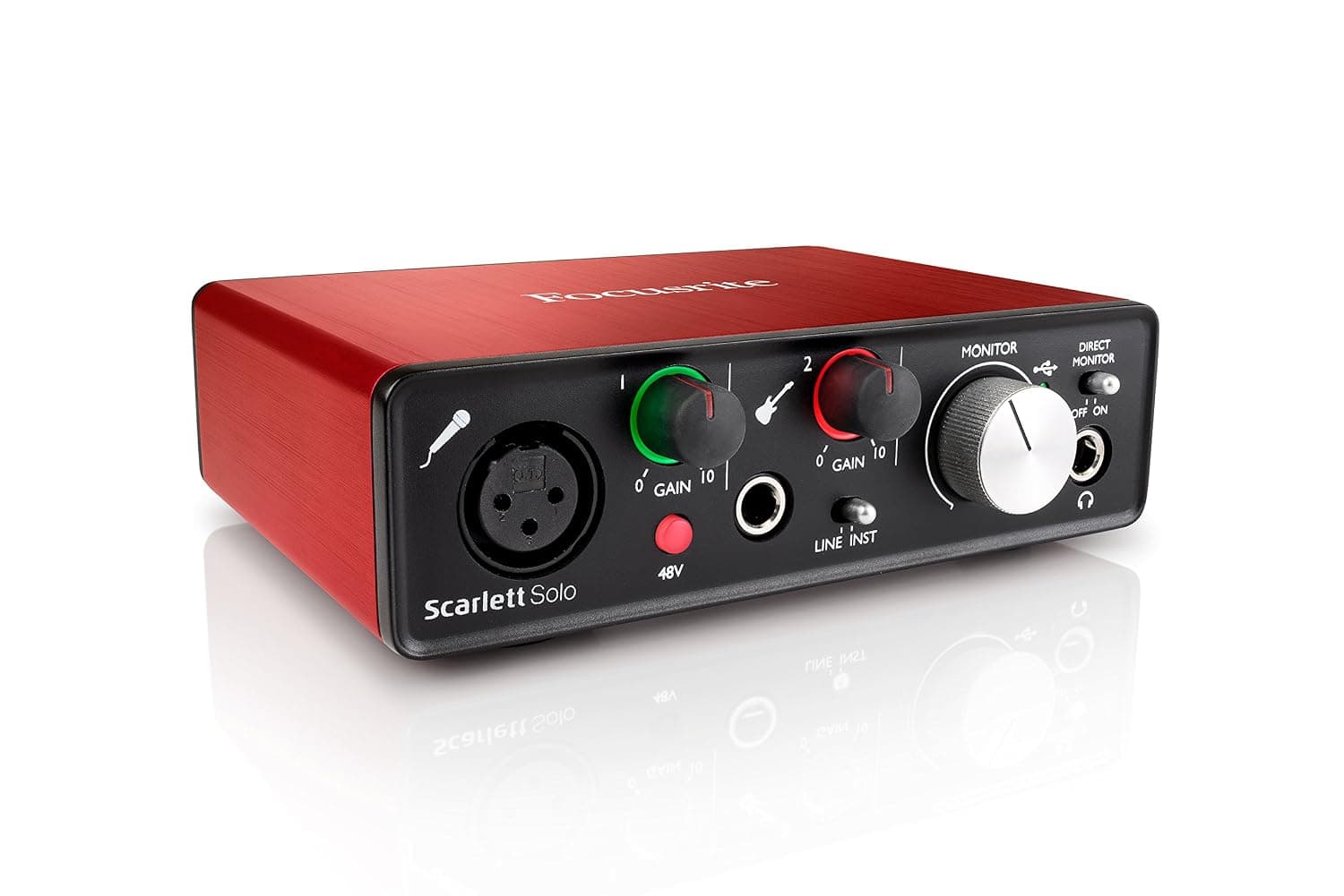 Focusrite Scarlett Solo (2nd Gen) USB Audio Interface with Pro Tools | First