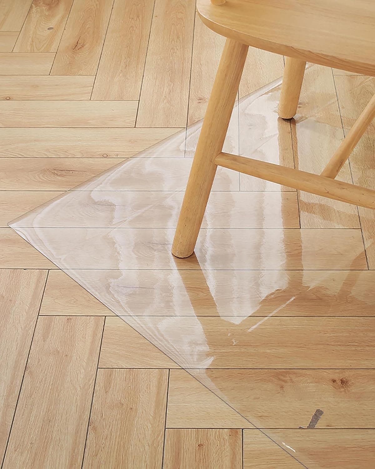 PVC Clear Floor Protector Mat, Office Chair Mat for Hard Floor - 100x120, 160x180, 130x150, 140x200cm Waterproof Desk Chair Mat - Easy to Clean, Anti-Slip