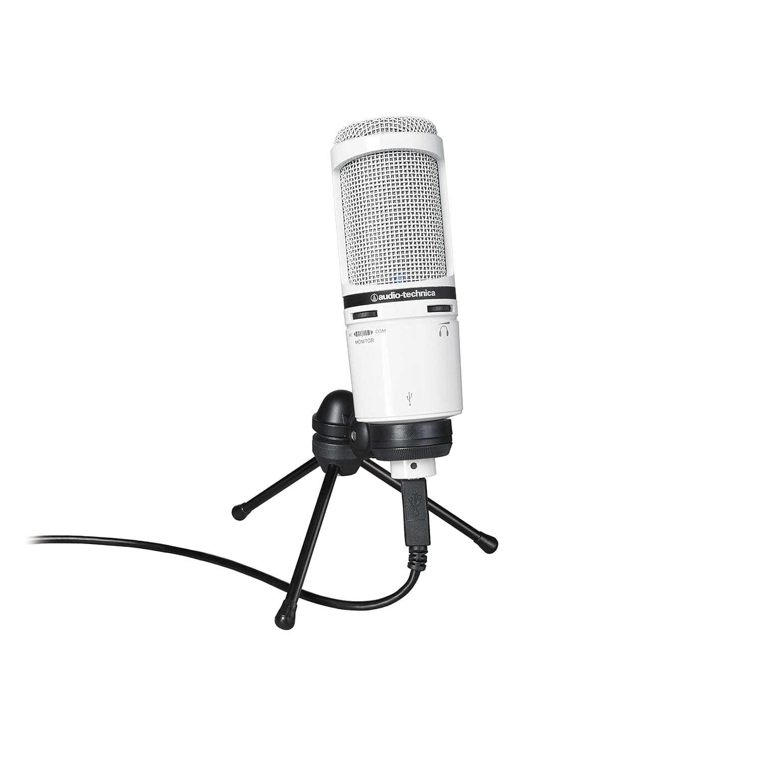 Audio-Technica AT2020USB+ Microphone - White