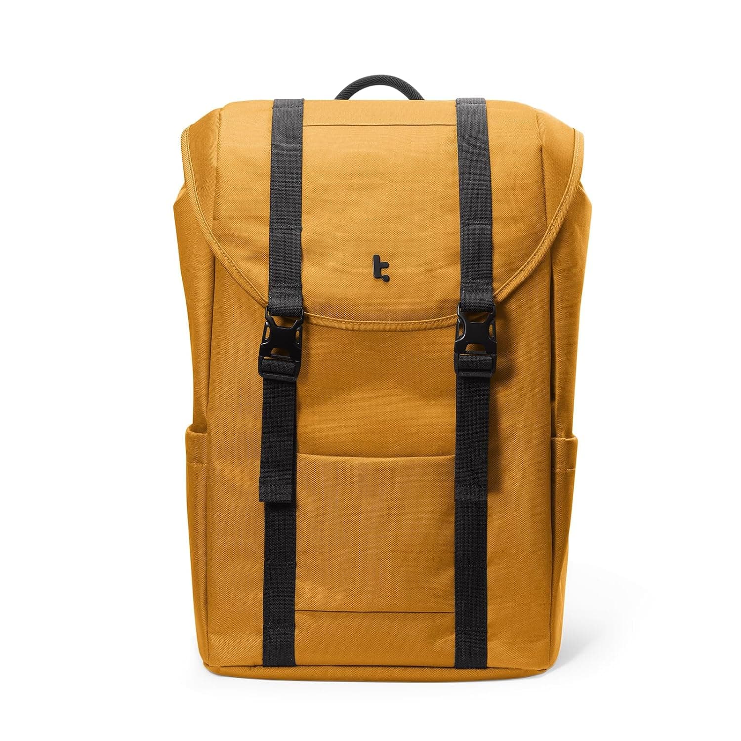 tomtoc Flap Laptop Backpack, Lightweight Water-Resistant Casual Daypack 22L | Durable Work-pack, Vintage Classic Rucksack for 13-15.6 Inch Laptop, Perfect for Campus, Street