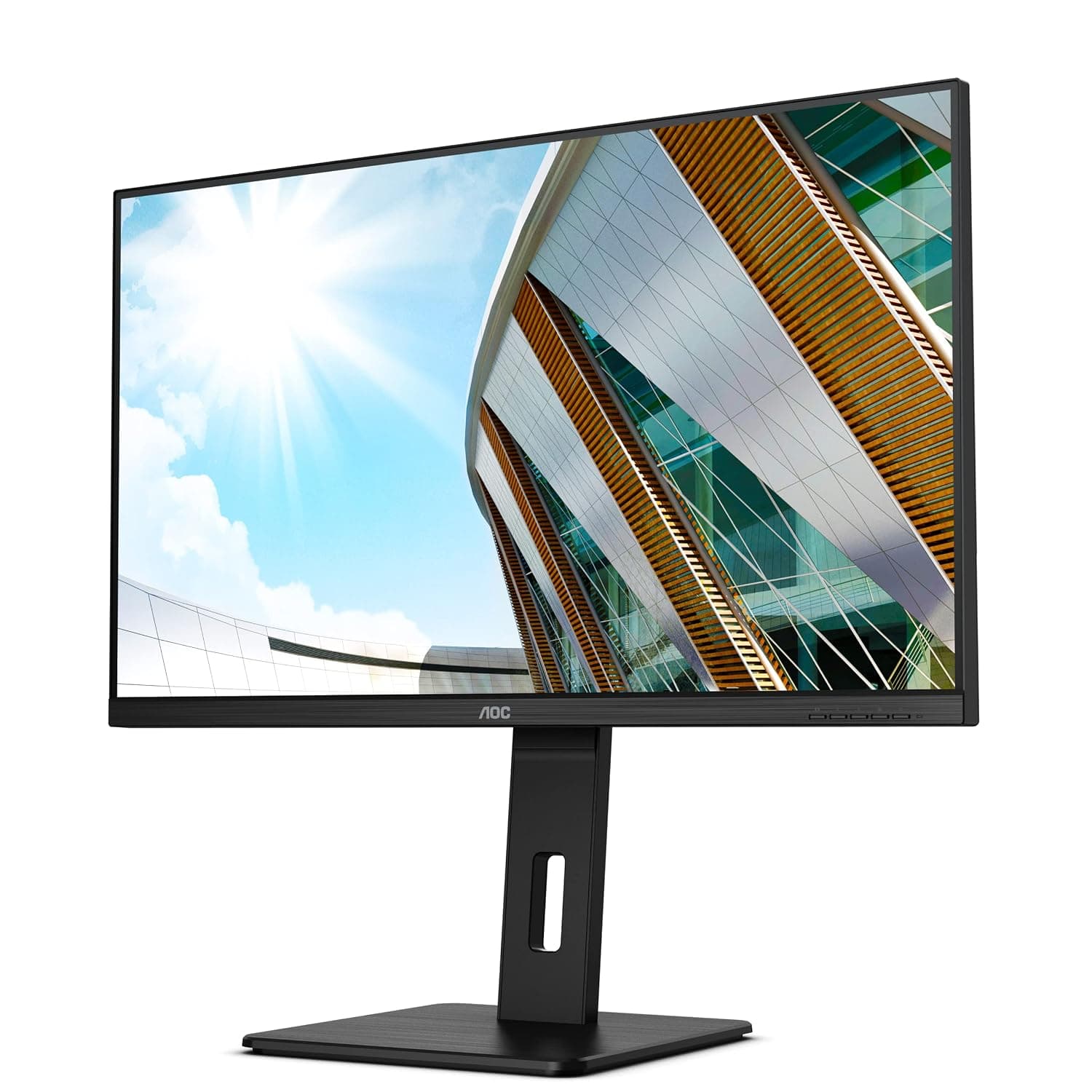 AOC U32P2 - 32 Inch 4K Monitor, 60Hz, 4ms, VA , USB Hub, Height Adjust, Flicker Free, Speakers (3840x2160 @ 60Hz, 350cd/m², HDMI 2.0 x 2, DisplayPort 1.2 x 1 / USB 3.2 x 4)