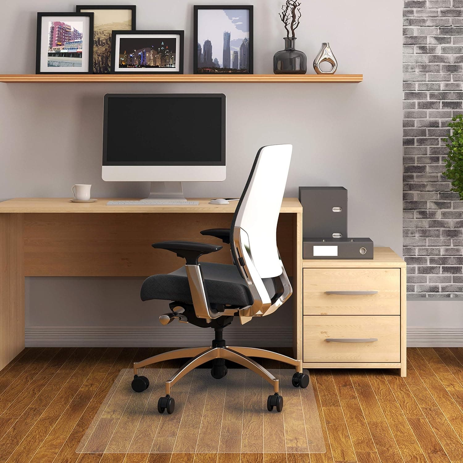 Floortex Chair Mat for Hard Floors PVC Clear