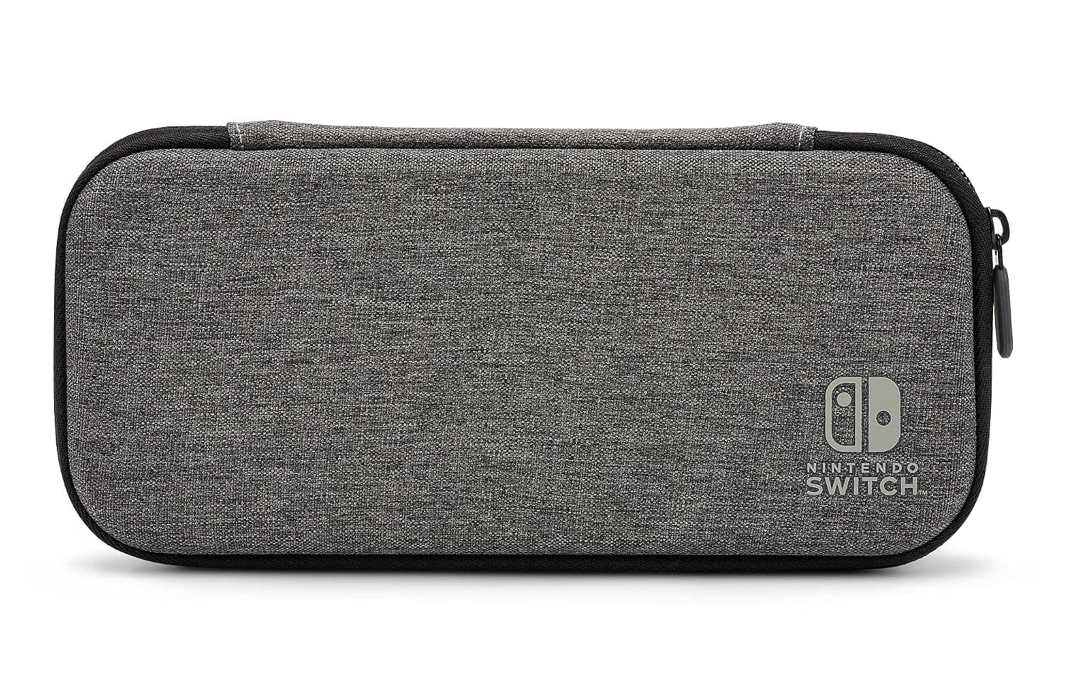 PowerA Slim Case for Nintendo Switch, Switch Lite & OLED Model, Protective Pouch with 10 Game Cards Storage and Built-in Play Stand, Official: Charcoal