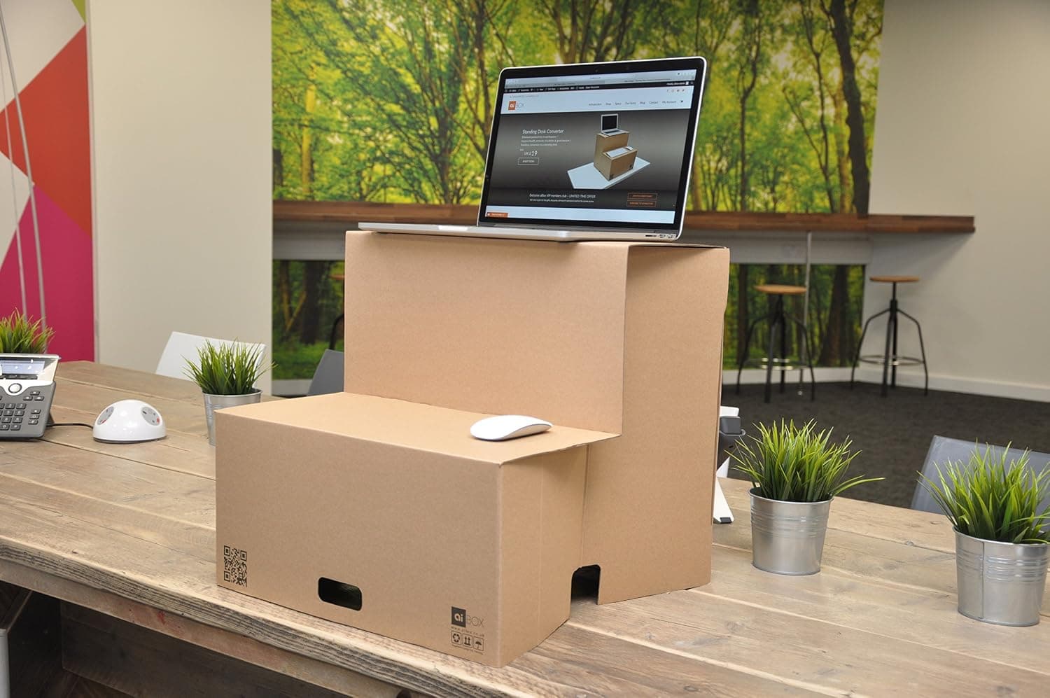Standing Desk Converter - Stand Up Desk Workstation for Laptop/Computer Monitor/Computer Monitor Stand - Best Value Sit Stand Desks