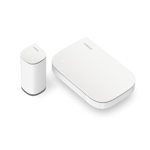 Linksys Velop Micro 6 Dual Band Mesh WiFi System - WiFi 6 Gigabit Gaming Router with up to 3Gbps Speed, 325 sqm Coverage & Supports 150+ Devices - Replaces Internet Router & Extender, 2-Pack