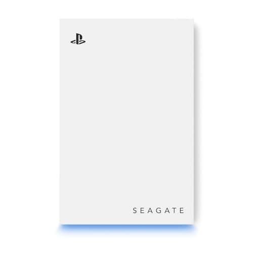 Seagate 2TB Game Drive for PlayStation | USB 3.0 (STLV2000202) | Officially Licensed HDD for PlayStation. Archive PS5 games. Play PS4 games directly. Blue LED. 3-Year Warranty