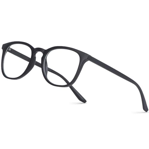 Vimbloom Blue Light Filter Blocking Glasses for Men Women Anti Eye Fatigue Anti Glare Computer Gaming PC Glasses with UV Protection VI387 (Black Matte Frame)