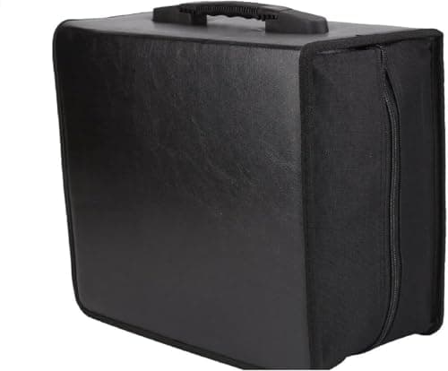 BREEZENEST CD DVD Storage Case Disc Holder Wallet Bag 400 Disc Capacity