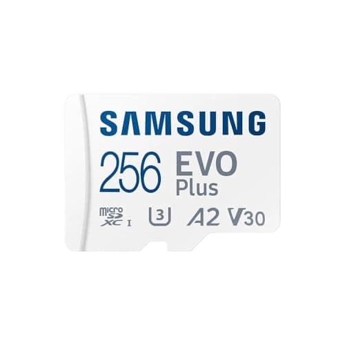 Samsung EVO Plus 256GB MicroSDXC Card UHS-I U3 with SD Adapter