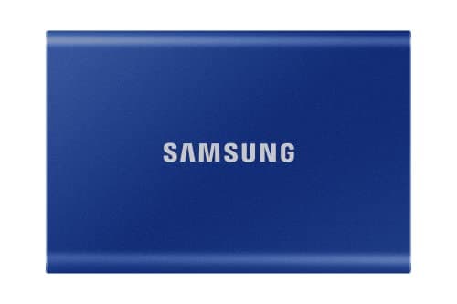 Samsung T7 Portable SSD - 1 TB - USB 3.2 Gen.2 External SSD Indigo Blue (MU-PC1T0H/WW)
